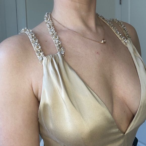 Designer Silk Cocktail Dress - Picture 9 of 14